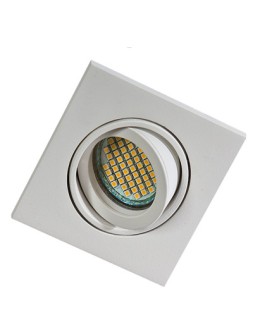 Azzardo EDITTA 1 WHITE 1xGU10 Wpuszczana Biały AZ0807