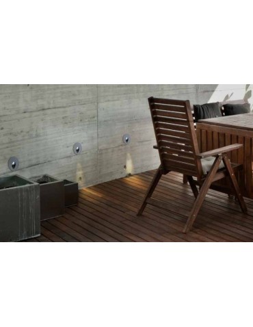 Azzardo SARONA DGR 1xLED Outdoor Recessed Wall Mounted Dark Grey IP54 AZ2183 - product 2