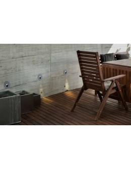 Azzardo SARONA DGR 1xLED Zewnętrzna Wpuszczana w Ścianę Ciemny Szary IP54 AZ2183 - produkt 2