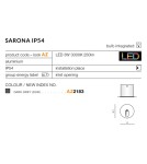 Lamps into the wall - Azzardo SARONA DGR 1xLED Outdoor Recessed Wall Mounted Dark Grey IP54 AZ2183 - product 3