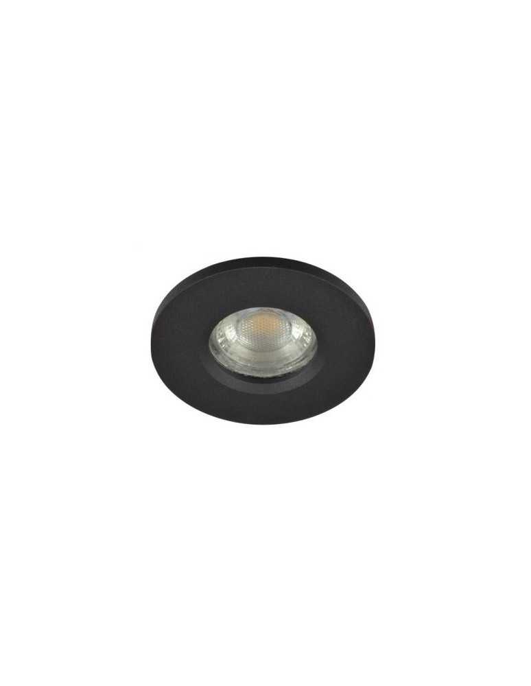 Flush-mounted hermetic lamps - Azzardo IKA R IP65 BLACK 1xGU10 Recessed Black IP65 AZ3017 - product kolory-swiatla.pl 1