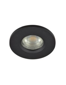 Azzardo IKA R IP65 BLACK 1xGU10 Wpuszczana Czarny IP65 AZ3017