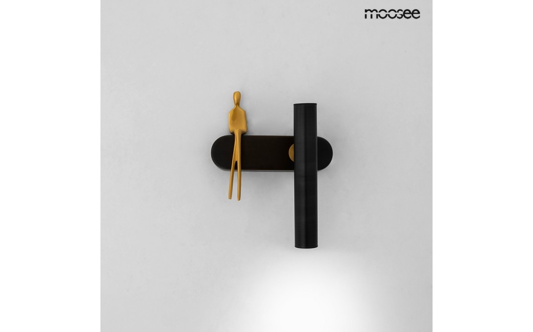 MOOSEE lampa ścienna BOY TUBE R czarna (MSE1501100480)