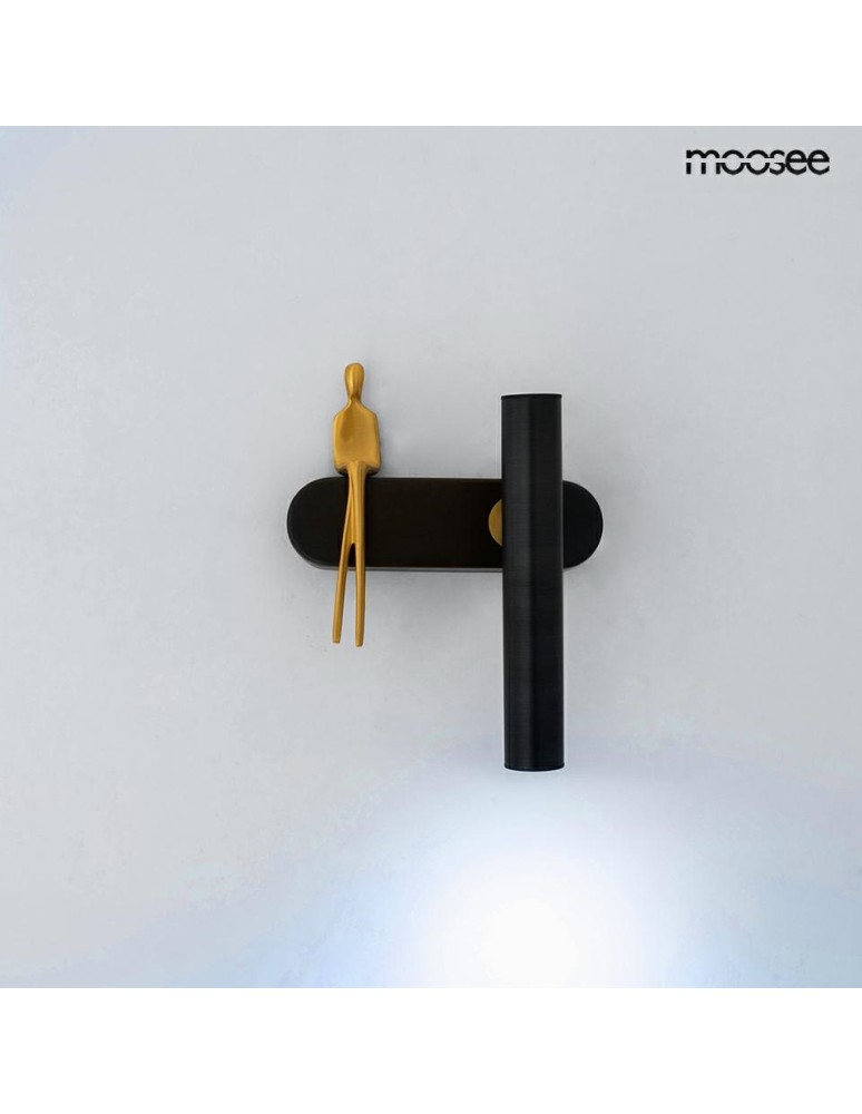 Wall lamps for bedrooms - MOOSEE BOY TUBE R wall lamp black (MSE1501100480) - product kolory-swiatla.pl 4