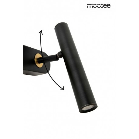 MOOSEE lampa ścienna BOY TUBE R czarna (MSE1501100480)