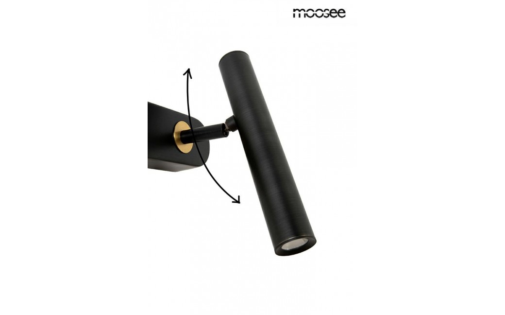 MOOSEE lampa ścienna BOY TUBE R czarna (MSE1501100480)