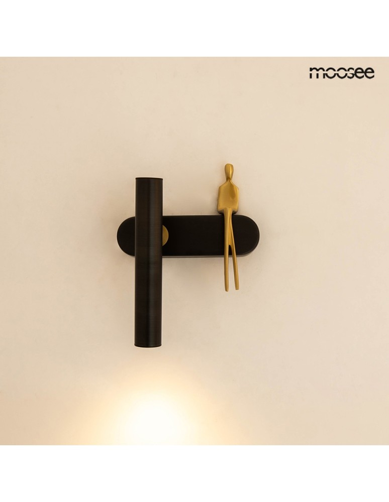 Wall lamps for bedrooms - MOOSEE BOY TUBE L wall lamp black (MSE1501100482) - product kolory-swiatla.pl 2