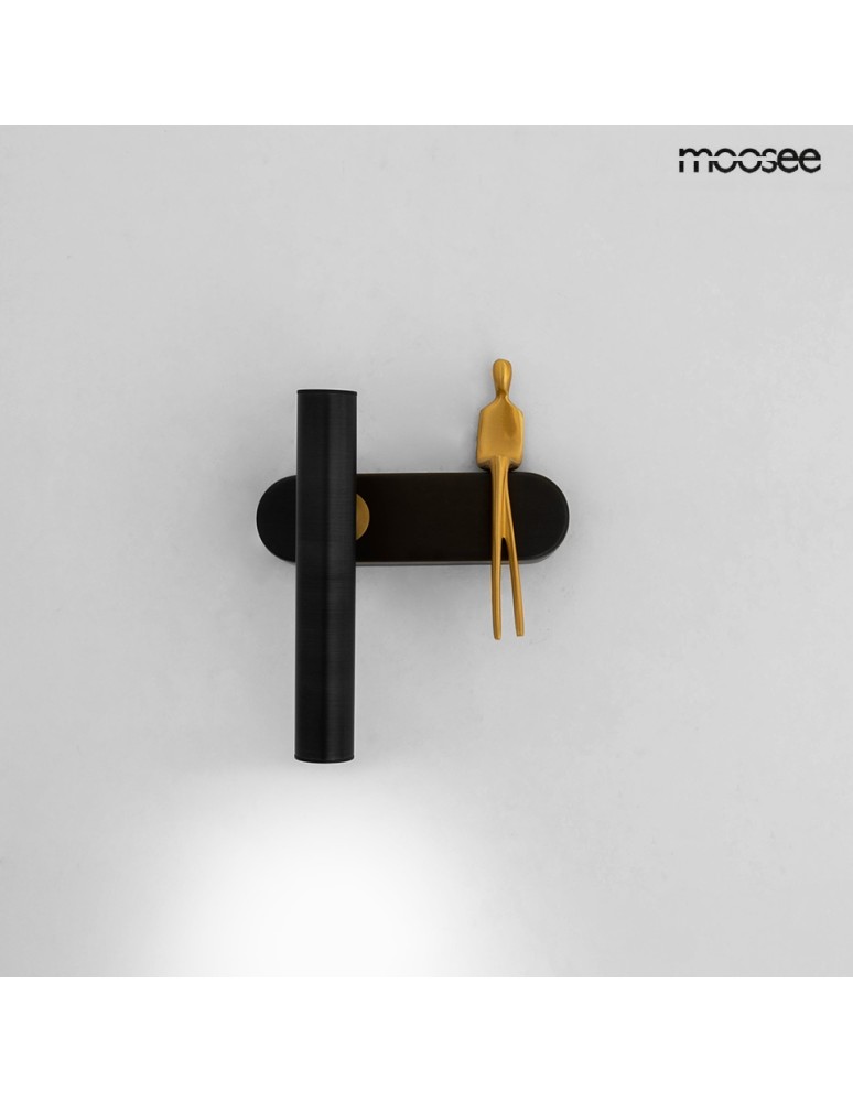 Wall lamps for bedrooms - MOOSEE BOY TUBE L wall lamp black (MSE1501100482) - product kolory-swiatla.pl 3