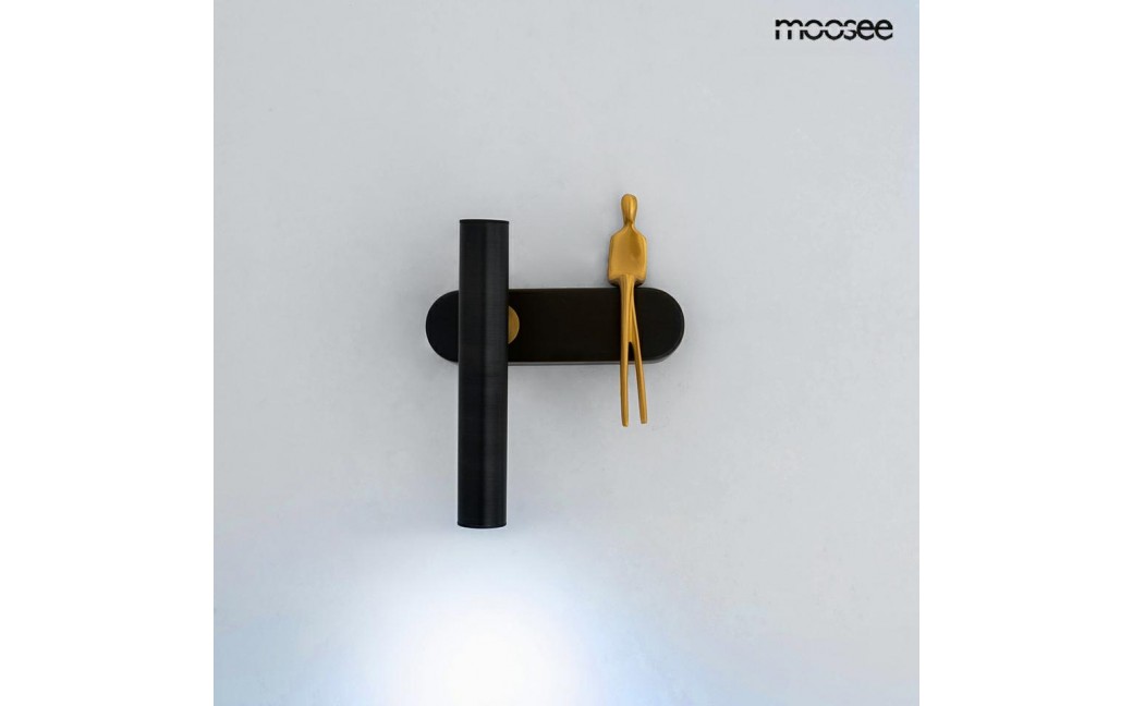 MOOSEE lampa ścienna BOY TUBE L czarna (MSE1501100482)