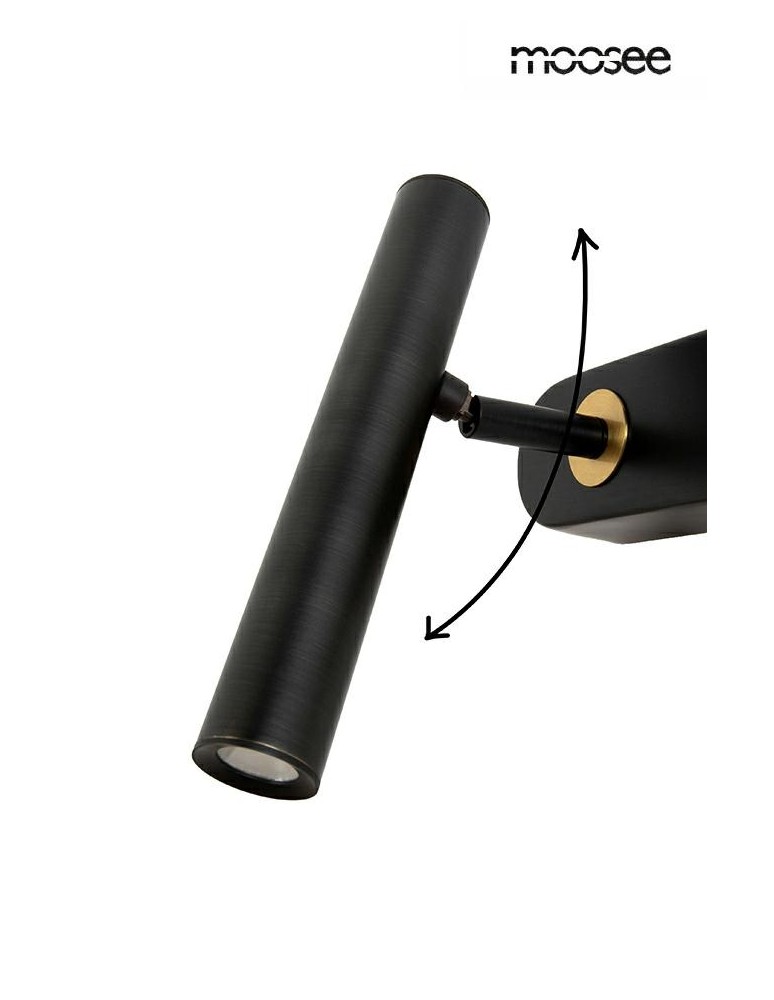Wall lamps for bedrooms - MOOSEE BOY TUBE L wall lamp black (MSE1501100482) - product kolory-swiatla.pl 8