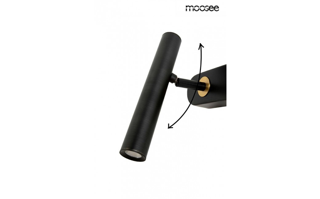 MOOSEE lampa ścienna BOY TUBE L czarna (MSE1501100482)