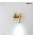 Wall lamps for bedrooms - MOOSEE BOY TUBE R gold wall lamp (MSE1501100479) - product 2