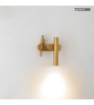 Wall lamps for bedrooms - MOOSEE BOY TUBE R gold wall lamp (MSE1501100479) - product 3