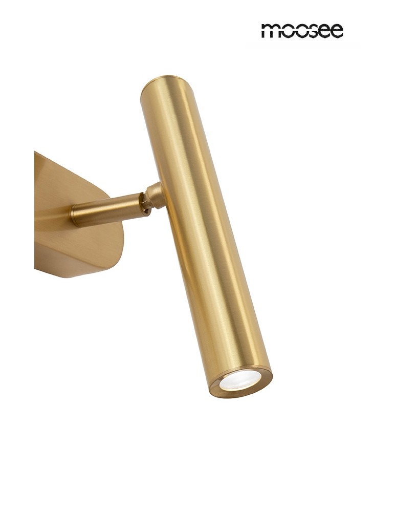 Wall lamps for bedrooms - MOOSEE BOY TUBE R gold wall lamp (MSE1501100479) - product kolory-swiatla.pl 7