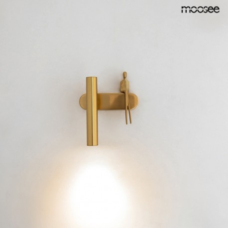 MOOSEE lampa ścienna BOY TUBE L złota (MSE1501100481)