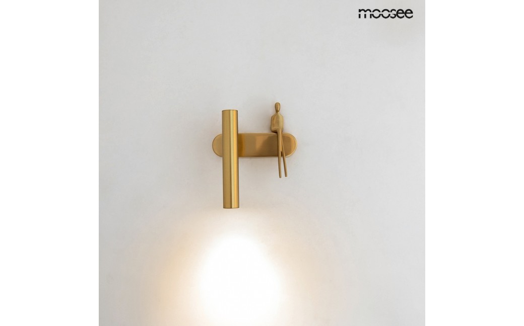 MOOSEE lampa ścienna BOY TUBE L złota (MSE1501100481)