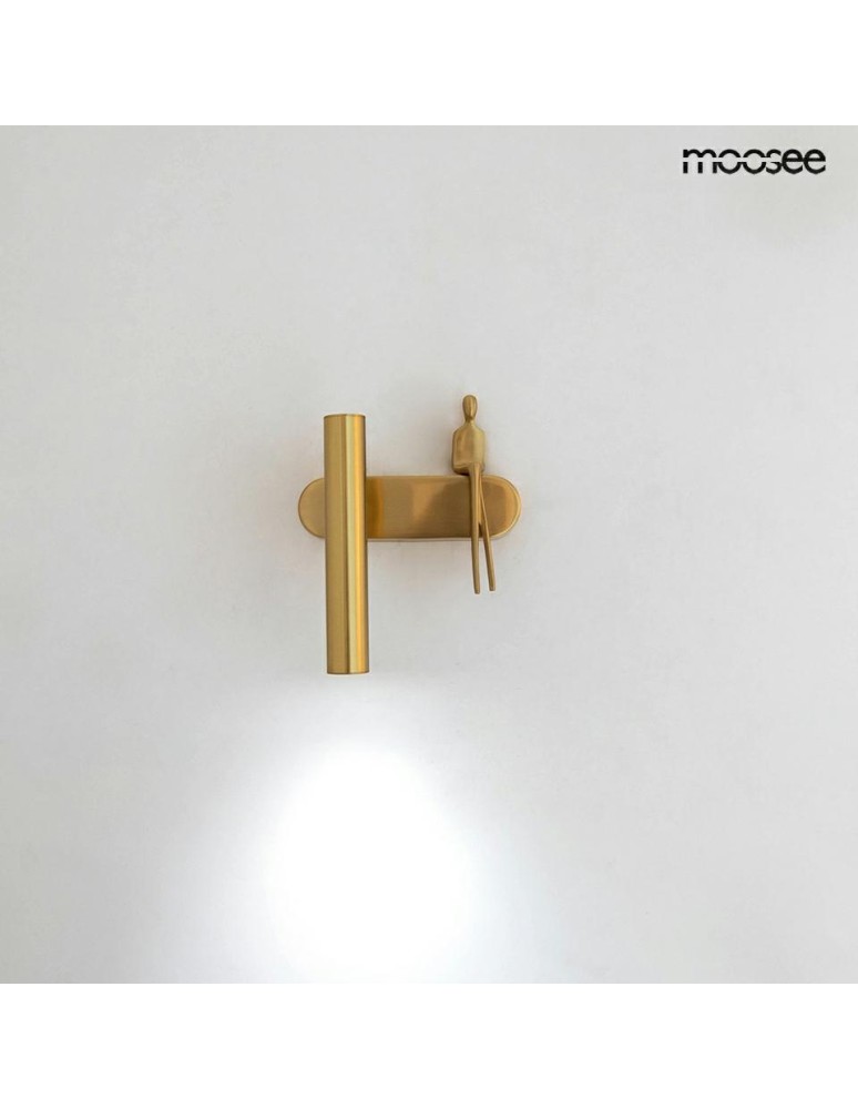 Wall lamps for bedrooms - MOOSEE BOY TUBE L gold wall lamp (MSE1501100481) - product kolory-swiatla.pl 4