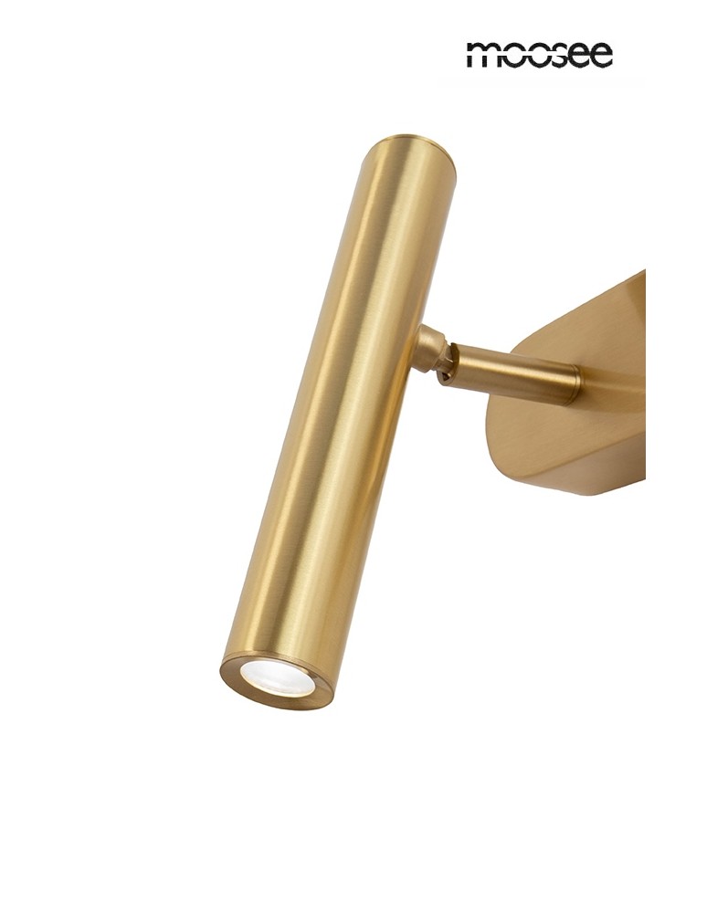 Wall lamps for bedrooms - MOOSEE BOY TUBE L gold wall lamp (MSE1501100481) - product kolory-swiatla.pl 7