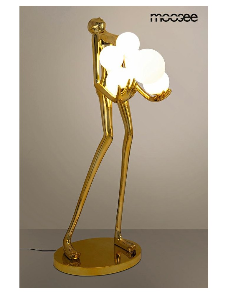 Designer floor lamps - MOOSEE HUMAN GOLD PREMIUM floor lamp (MSE1501100427) - product kolory-swiatla.pl 2