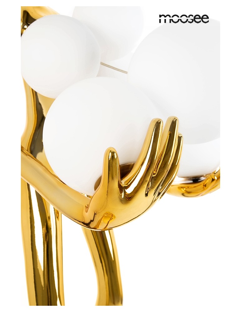 Designer floor lamps - MOOSEE HUMAN GOLD PREMIUM floor lamp (MSE1501100427) - product kolory-swiatla.pl 4