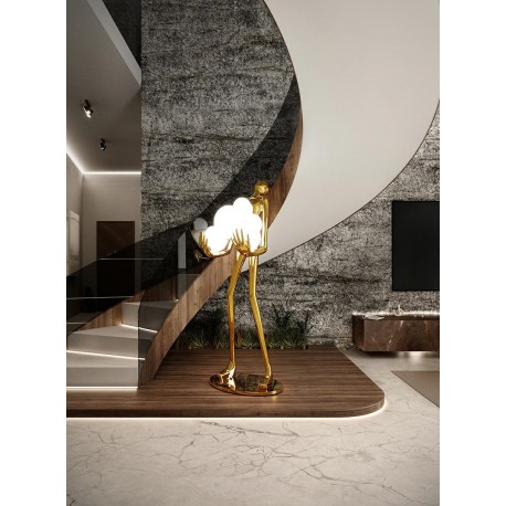 MOOSEE lampa podłogowa HUMAN GOLD PREMIUM (MSE1501100427)