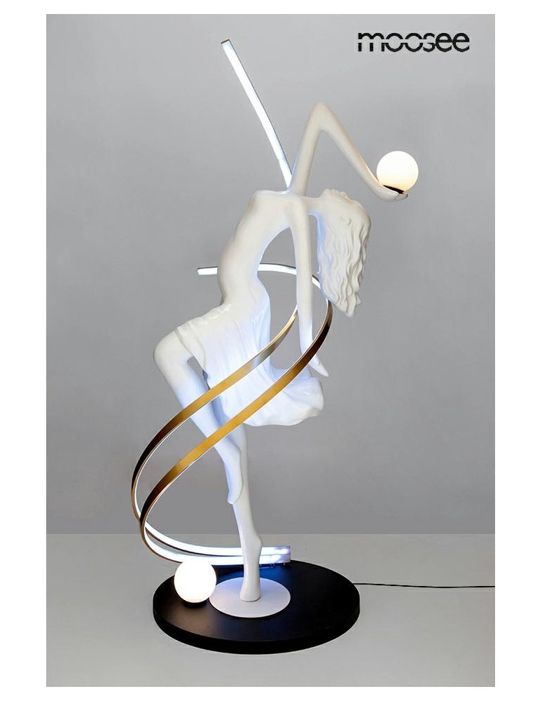 Designer floor lamps - MOOSEE floor lamp DANCING QUEEN white (MSE1501100428) - product kolory-swiatla.pl 2