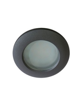 Azzardo EMILIO 1 BLACK 1xGU10 Wpuszczana Czarny IP54 AZ0809