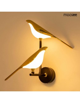 MOOSEE lampa ścienna BIRD TWIN złota (MSE1501100458) - produkt 2