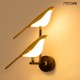 MOOSEE lampa ścienna BIRD TWIN złota (MSE1501100458)