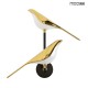 MOOSEE lampa ścienna BIRD TWIN złota (MSE1501100458)