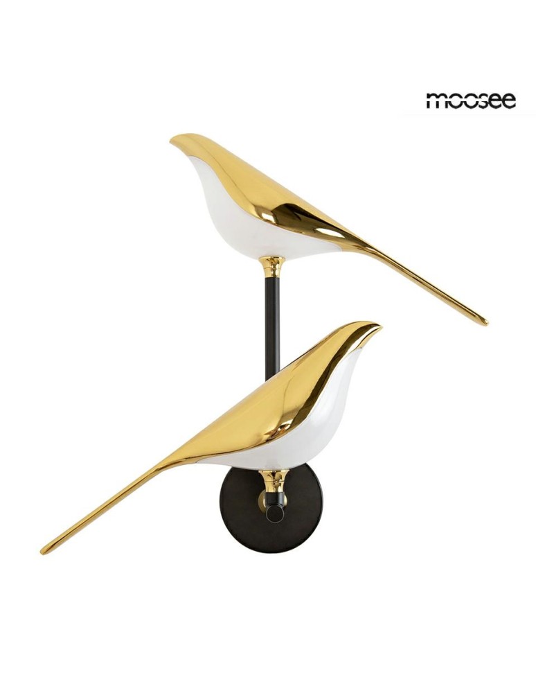 Designer wall lamps - MOOSEE BIRD TWIN gold wall lamp (MSE1501100458) - product kolory-swiatla.pl 5