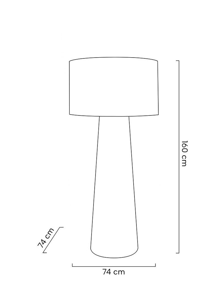 Designer floor lamps - MOOSEE floor lamp KAS 160 (MSE1501100332) - product kolory-swiatla.pl 6