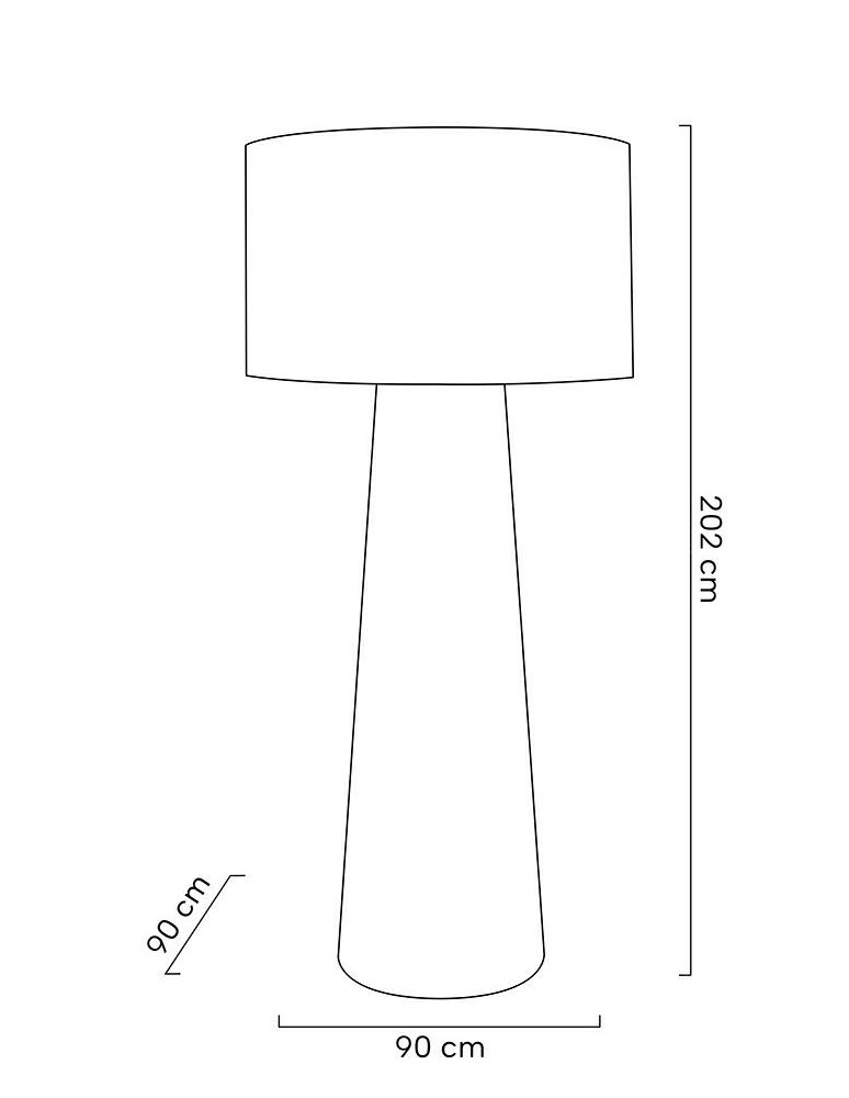 Designer floor lamps - MOOSEE floor lamp KAS 200 (MSE1501100333) - product kolory-swiatla.pl 6