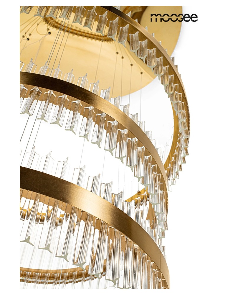 Glamour pendant lamps - MOOSEE pendant lamp GHIA 5 gold (MSE1501100396) - product kolory-swiatla.pl 3