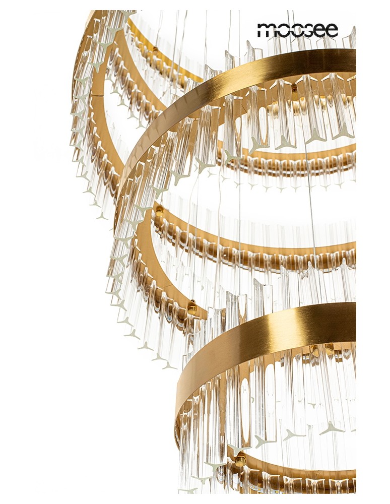 Glamour pendant lamps - MOOSEE pendant lamp GHIA 5 gold (MSE1501100396) - product kolory-swiatla.pl 7
