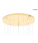 Glamour pendant lamps - MOOSEE pendant lamp GHIA 5 gold (MSE1501100396) - product 8