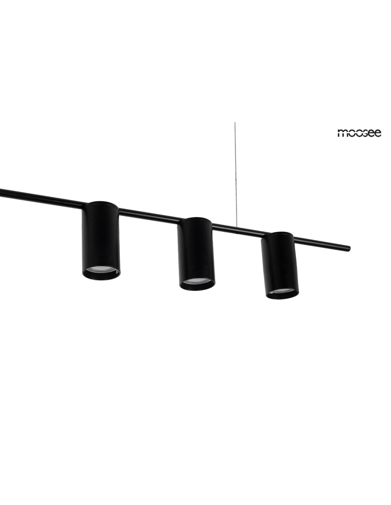 Pendant lamps over the island - MOOSEE pendant lamp MODERNO black (MSE1501100334) - product kolory-swiatla.pl 3