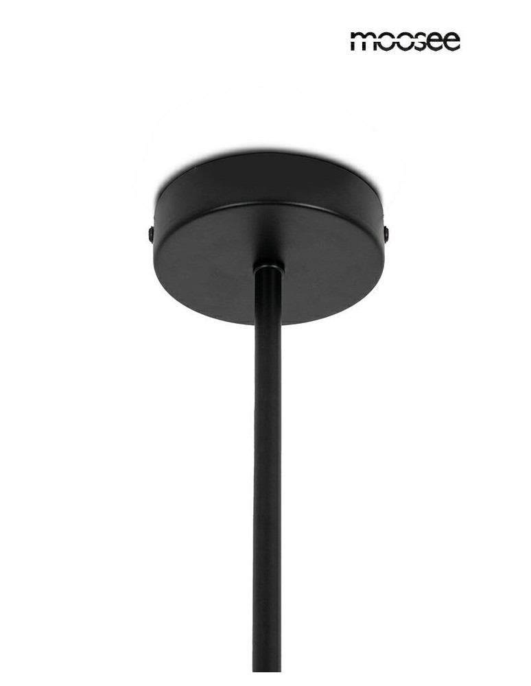 Pendant lamps over the island - MOOSEE pendant lamp MODERNO black (MSE1501100334) - product kolory-swiatla.pl 6