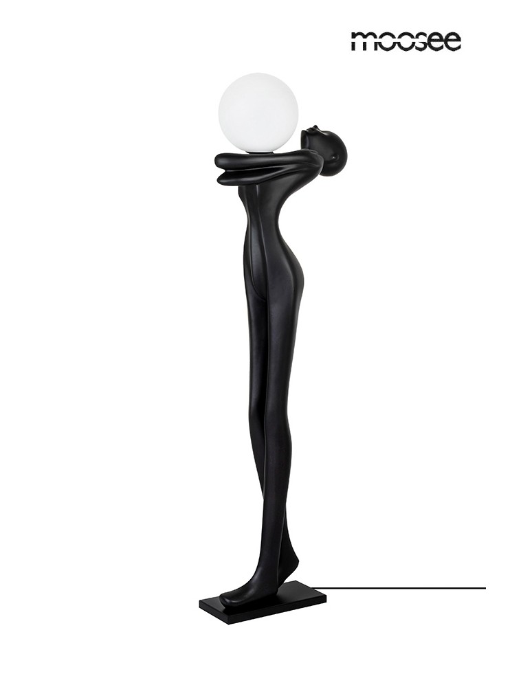 Designer floor lamps - MOOSEE HUMAN MOON floor lamp - fiberglass, glass (MSE1501100337) - product kolory-swiatla.pl 1