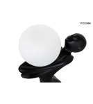 Designer floor lamps - MOOSEE HUMAN MOON floor lamp - fiberglass, glass (MSE1501100337) - product 4
