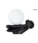 Designer floor lamps - MOOSEE HUMAN MOON floor lamp - fiberglass, glass (MSE1501100337) - product 5