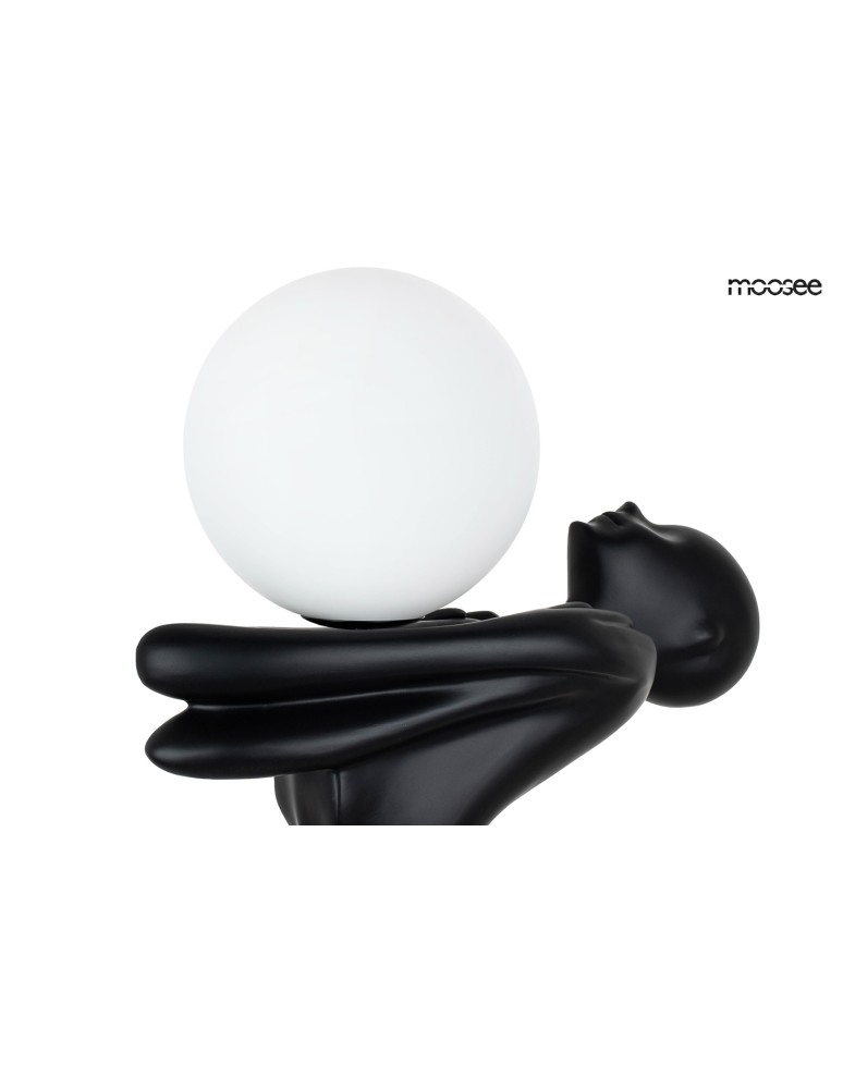 Designer floor lamps - MOOSEE HUMAN MOON floor lamp - fiberglass, glass (MSE1501100337) - product kolory-swiatla.pl 5