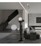 Designer floor lamps - MOOSEE HUMAN MOON floor lamp - fiberglass, glass (MSE1501100337) - product 7