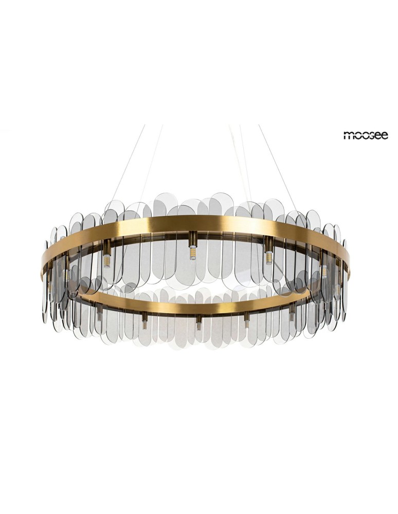 Glamour pendant lamps - MOOSEE NEMO 100 gold pendant lamp (MSE1501100397) - product kolory-swiatla.pl 1