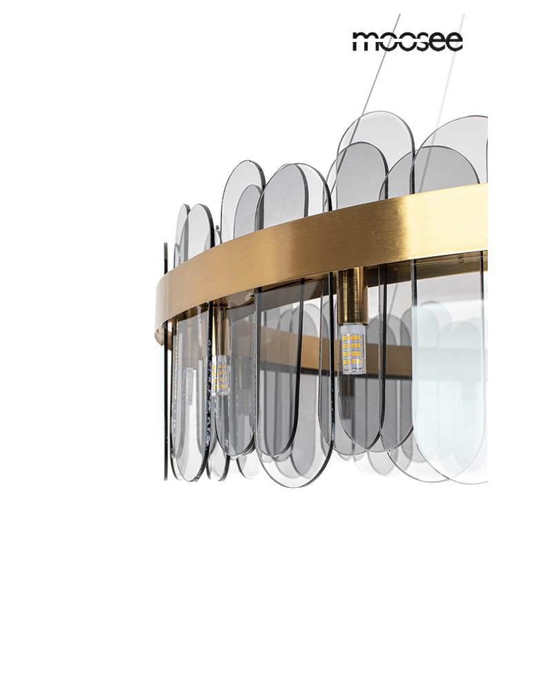 Glamour pendant lamps - MOOSEE NEMO 100 gold pendant lamp (MSE1501100397) - product kolory-swiatla.pl 3