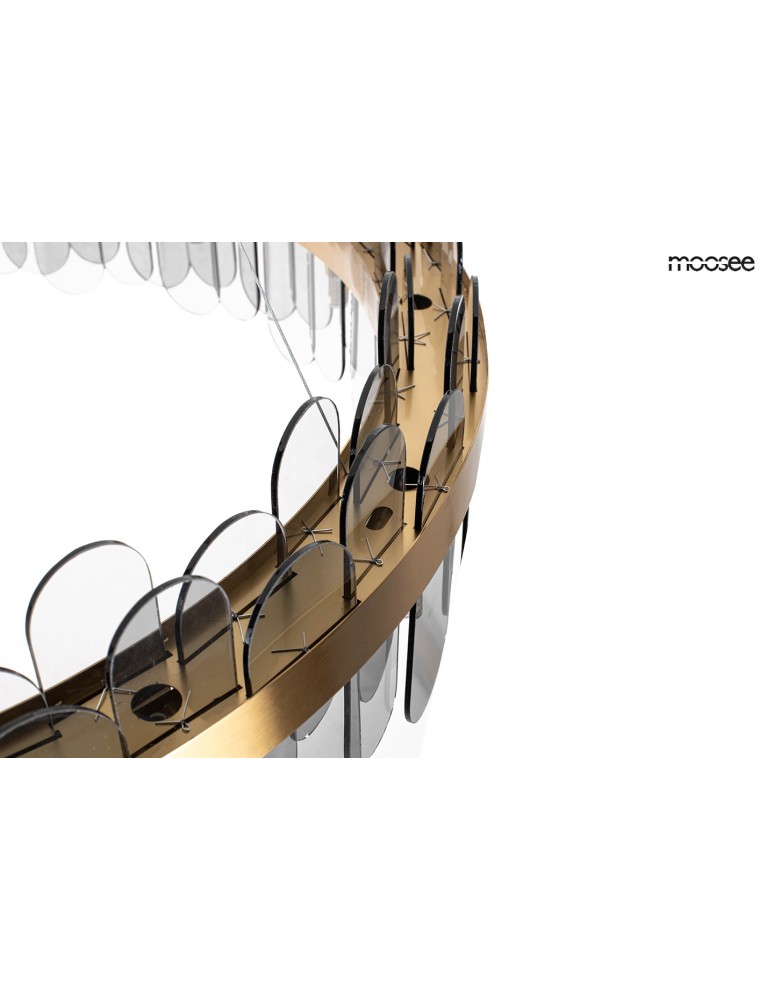 Glamour pendant lamps - MOOSEE NEMO 100 gold pendant lamp (MSE1501100397) - product kolory-swiatla.pl 4