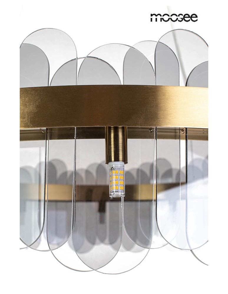 Glamour pendant lamps - MOOSEE NEMO 100 gold pendant lamp (MSE1501100397) - product kolory-swiatla.pl 5