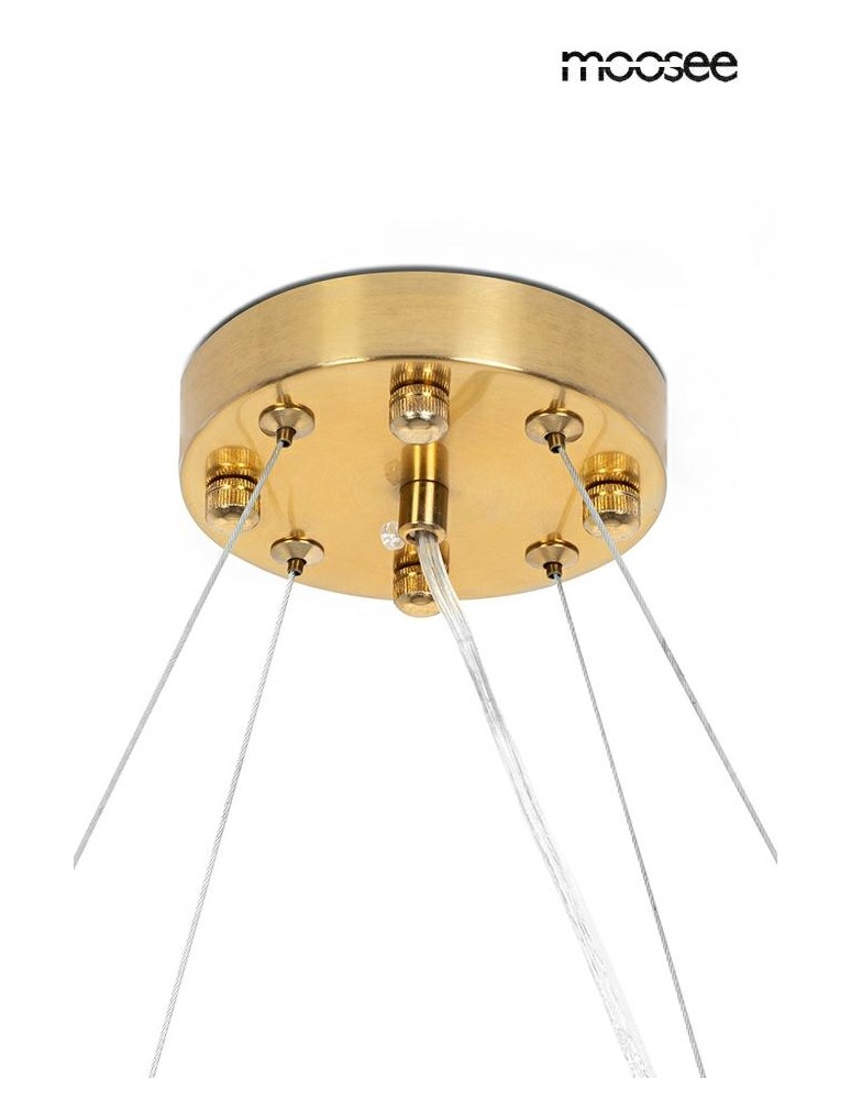 Glamour pendant lamps - MOOSEE NEMO 100 gold pendant lamp (MSE1501100397) - product kolory-swiatla.pl 6