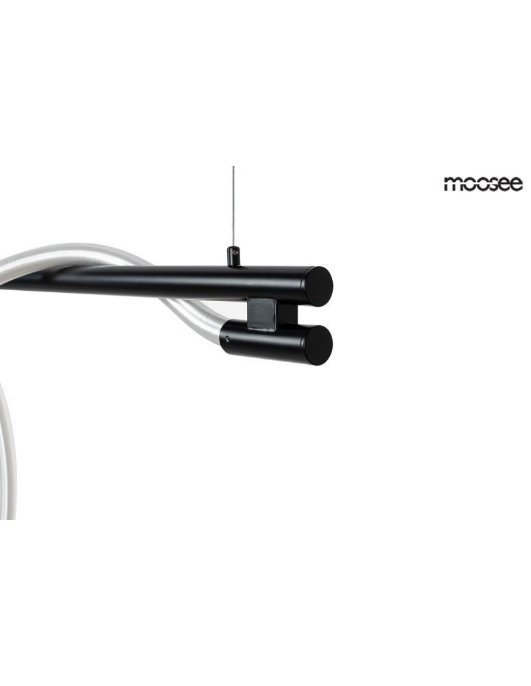 Pendant lamps over the island - MOOSEE pendant lamp SERPIENTE 120 black (MSE1501100394) - product kolory-swiatla.pl 4
