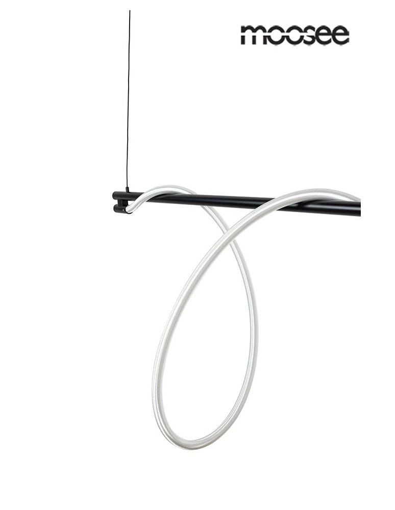 Pendant lamps over the island - MOOSEE pendant lamp SERPIENTE 120 black (MSE1501100394) - product kolory-swiatla.pl 5